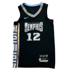 Used Nike Memphis Grizzlies Ja Morant 22-23 City Edition Jersey Black - Small